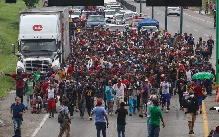 Caravana migrante m s grande que saldr de Tapachula El Sol de